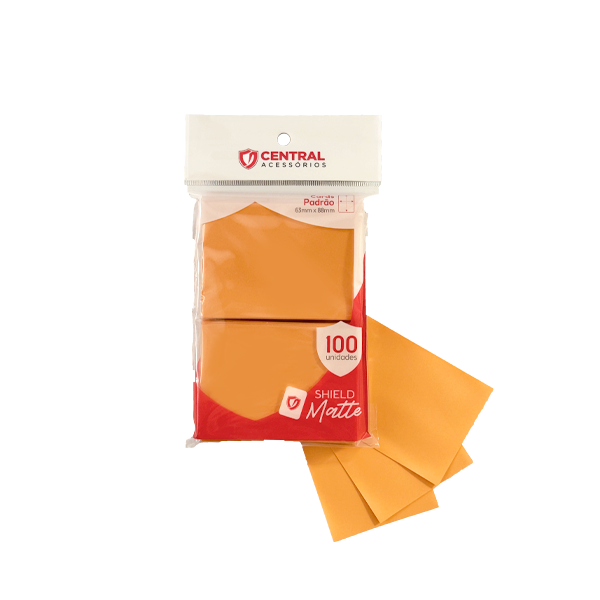 Central Shield – Matte: Laranja Pastel