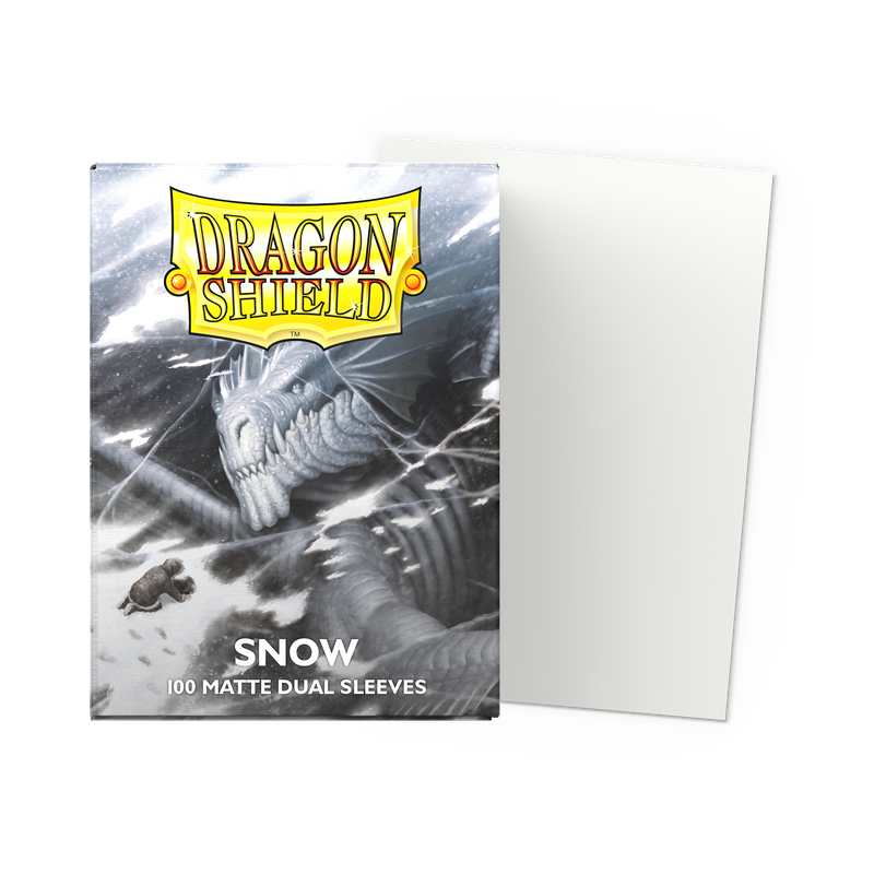 Dragon Shield: Matte Dual Sleeves - Standard Size - Snow